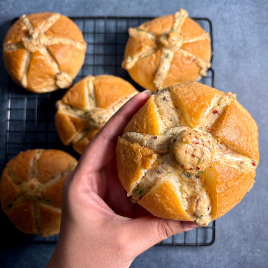 Korean cream cheese buns Masterclass