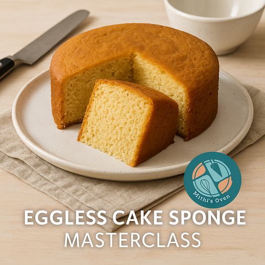 Eggless cake sponge Masterclass